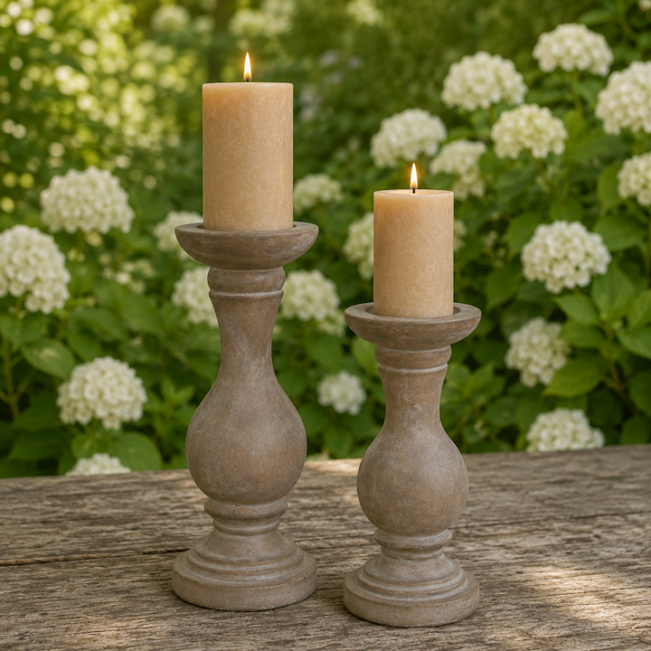 SIENA SMALL BALL CANDLE HOLDER 11x11x25cm